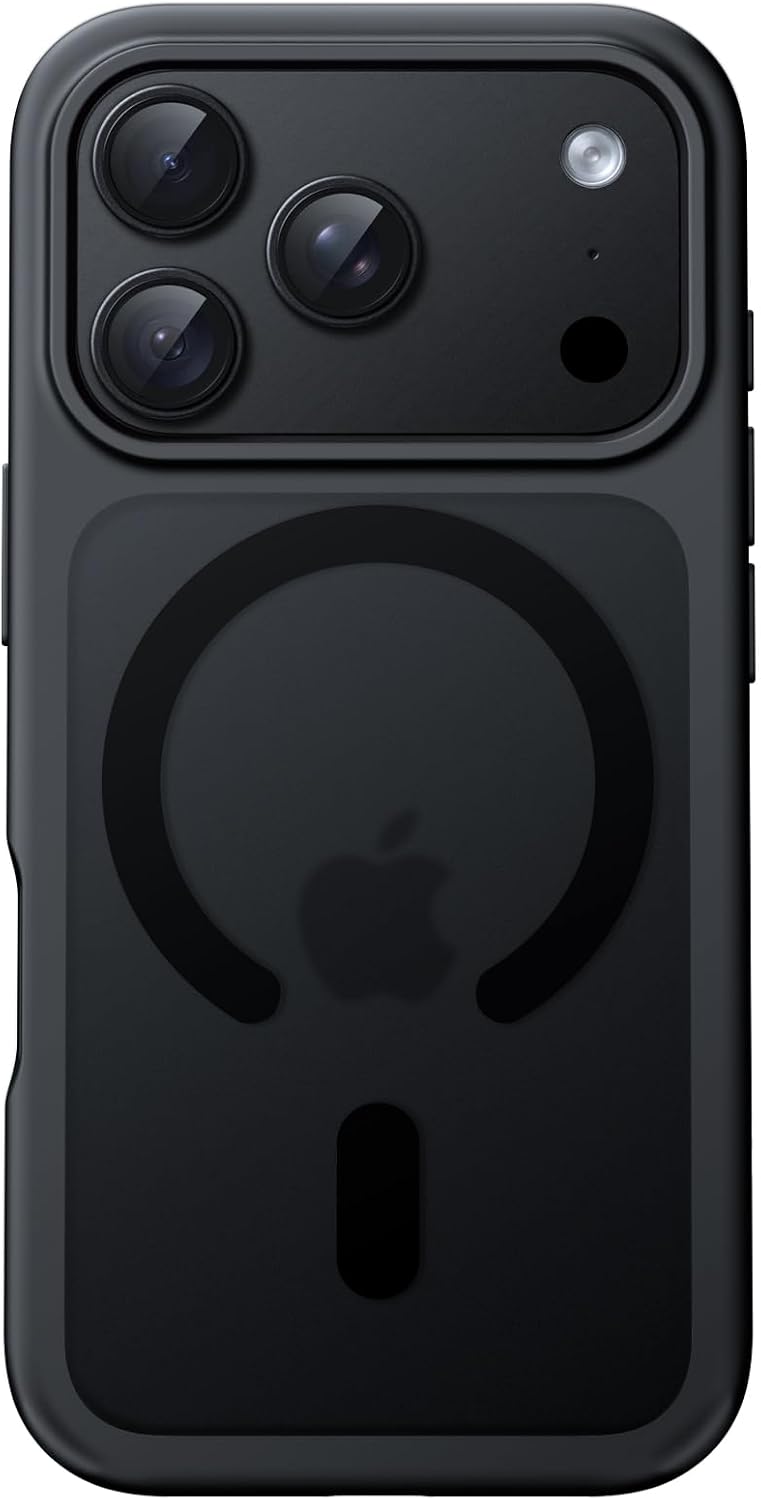 JETech Magnetic Matte Case for iPhone 18 Pro, Black