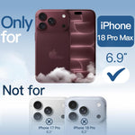 JETech Magnetic Case for iPhone 18 Pro Max, Dark Cherry