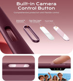 FLLAO for iPhone 18 Pro Max/17 Pro Max Case Fit for MagSafe, Burgundy
